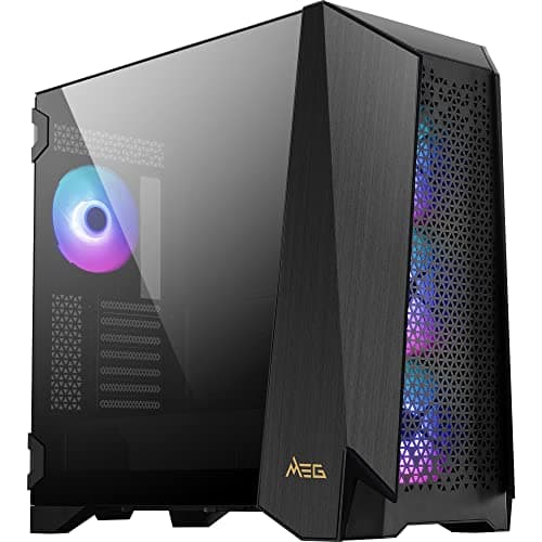 Boîtier PC MSI Mid-Tower, E-ATX, Écran IPS Tactile, 4 x Ventilateurs ,  USB 3.2 Gen 2x2 Type-C 