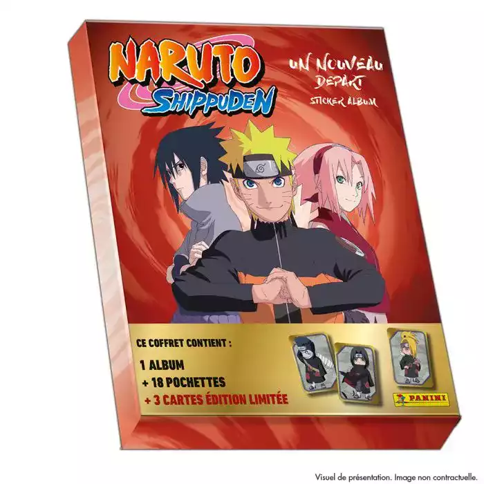  NARUTO SHIPPUDEN HYBRIDE - COFFRET (Album + 18 poch + 3 cartes EL)
