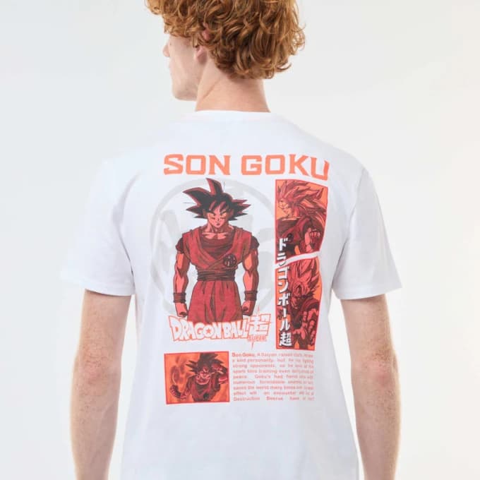 T-shirt 'Dragonballz' en coton - Blanc