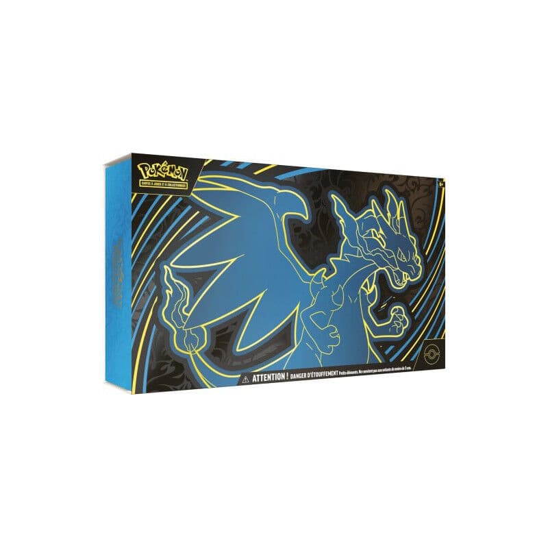 Pokémon : Collection Ultra-Premium Méga-Dracaufeu X-ex (2 Cartes Promo Brillantes, 18 boosters et des Accessoires de Jeu Premium)
